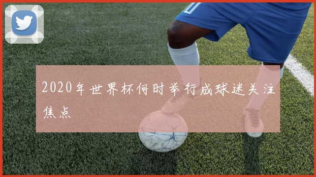 2020年世界杯何时举行成球迷关注焦点